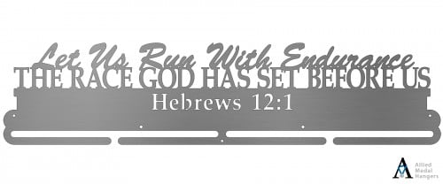Hebrews 12:1 Bib and Medal Display