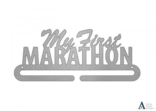 My First Marathon - Brush Script over Myriad