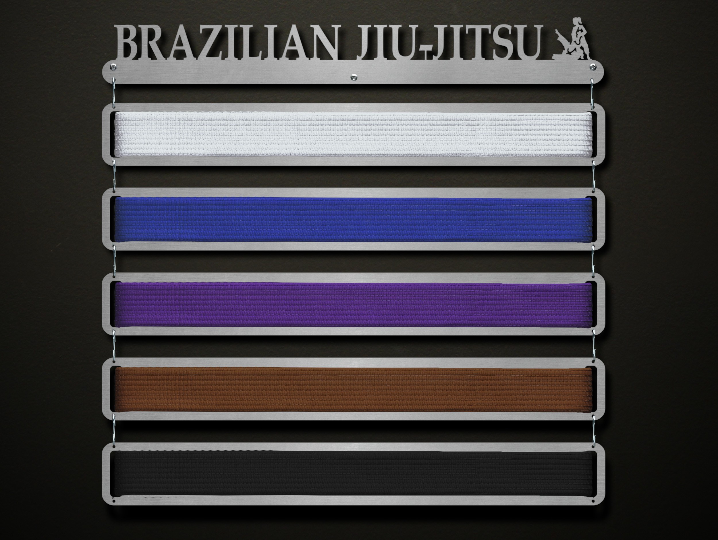 Brazilian Jiu Jitsu Belt Display - Female