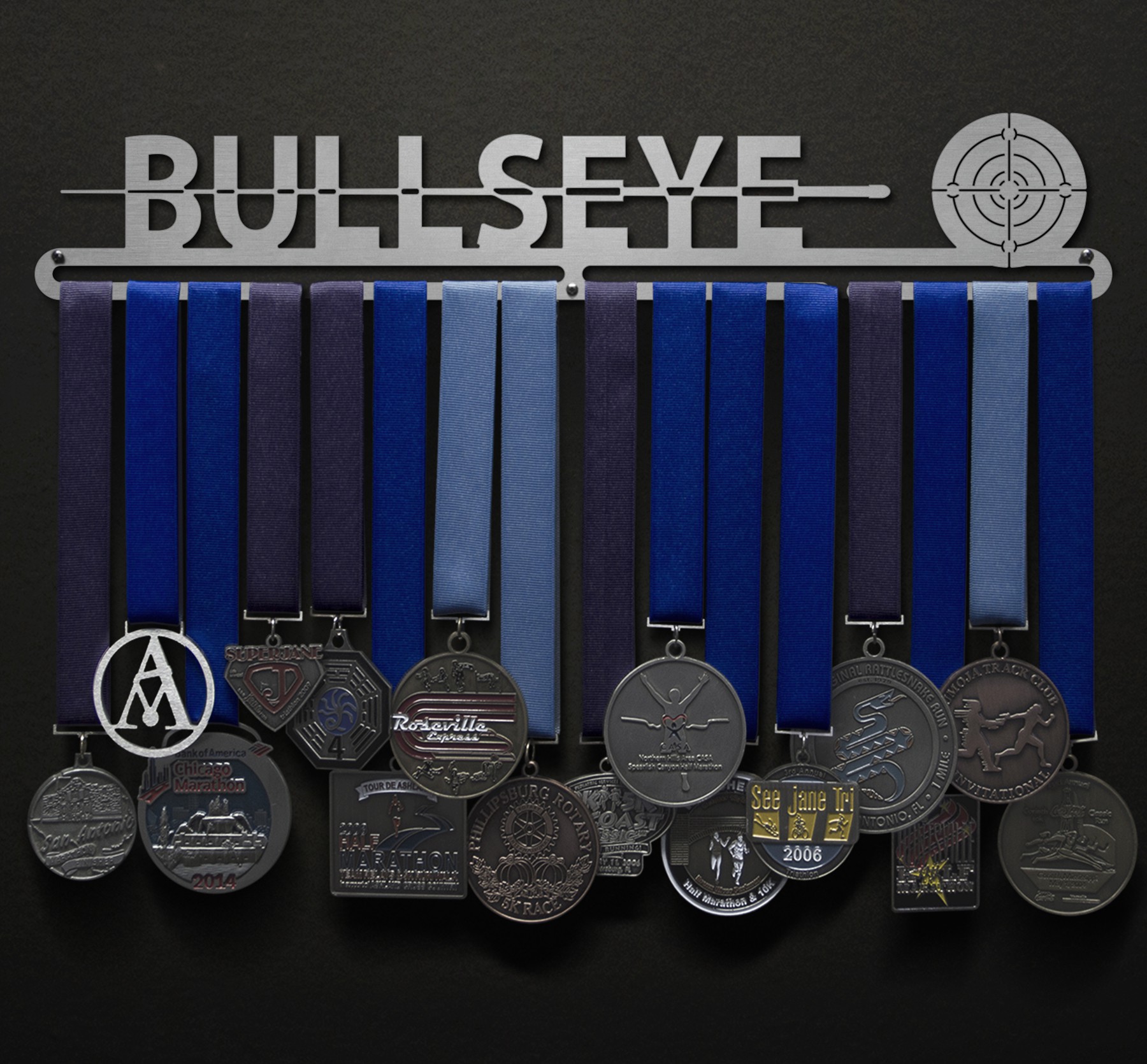 Bullseye | Sport & Running Medal Displays | The Original Stainless