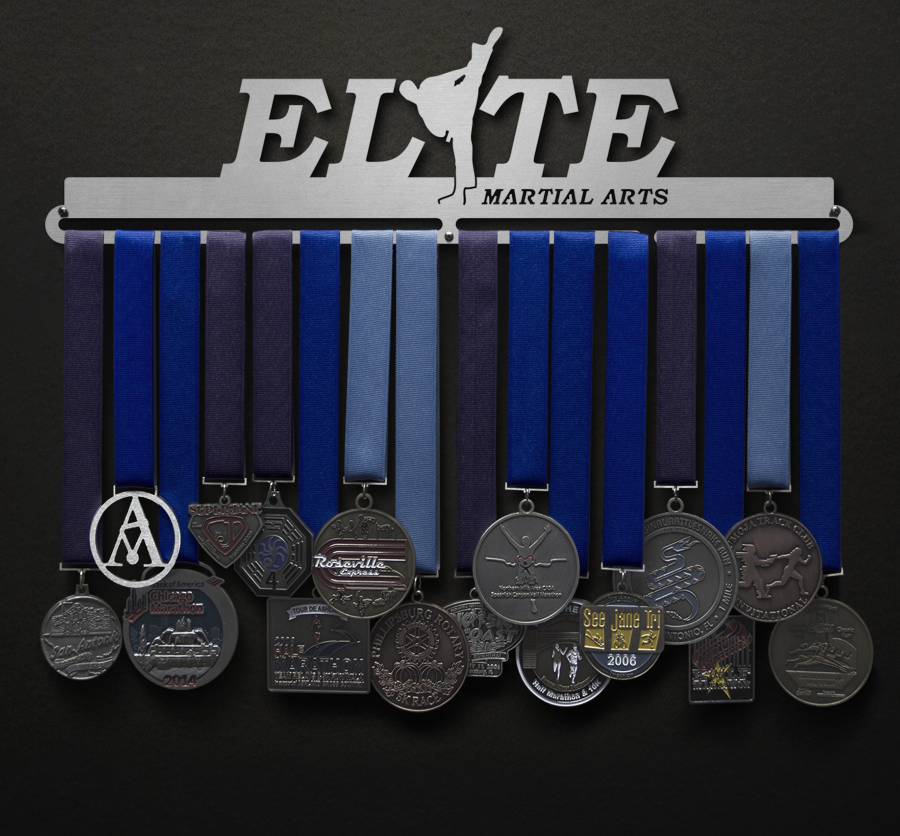 Elite Martial Arts Sport & Running Medal Displays The Original