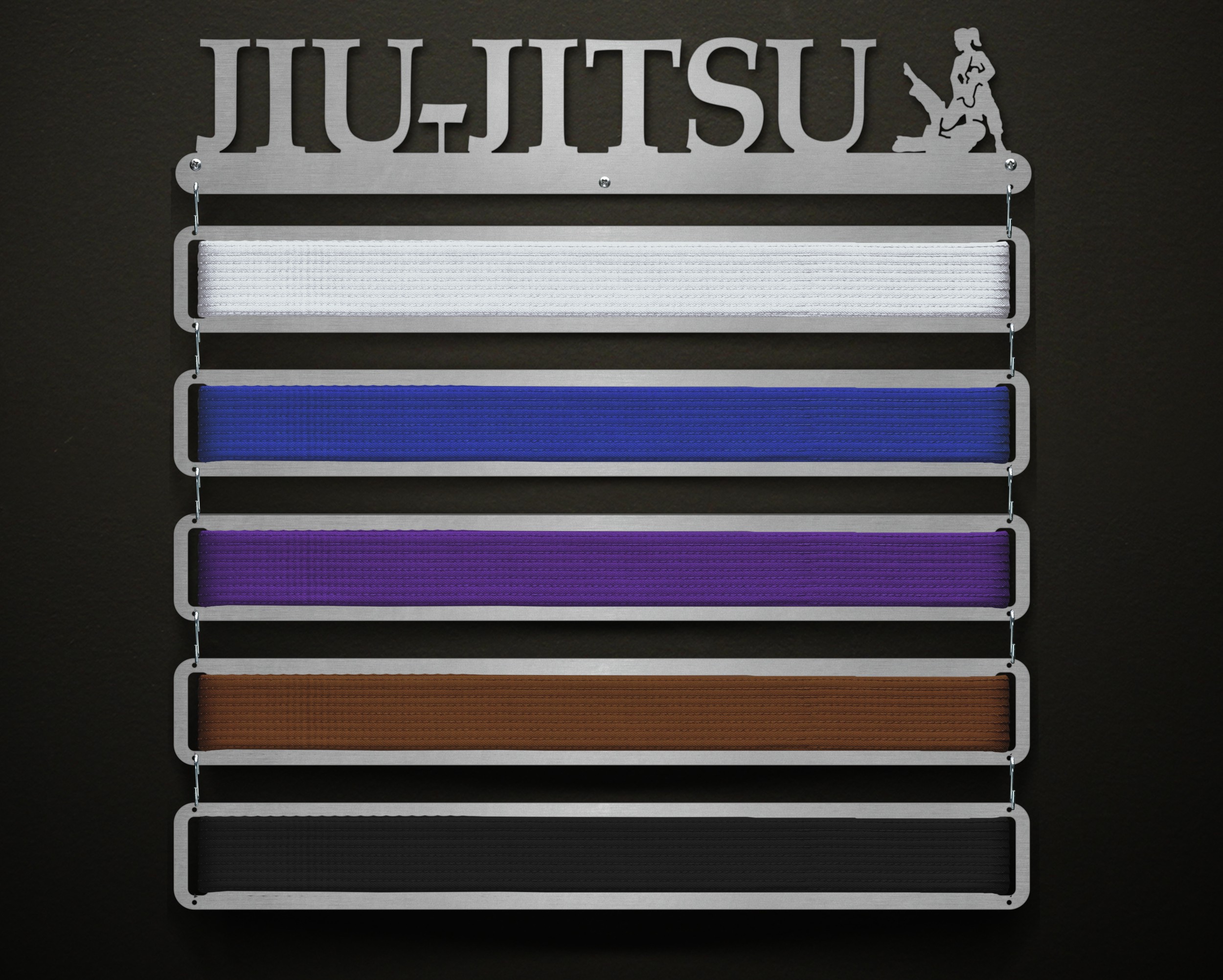 Jiu Jitsu Belt Display - Female