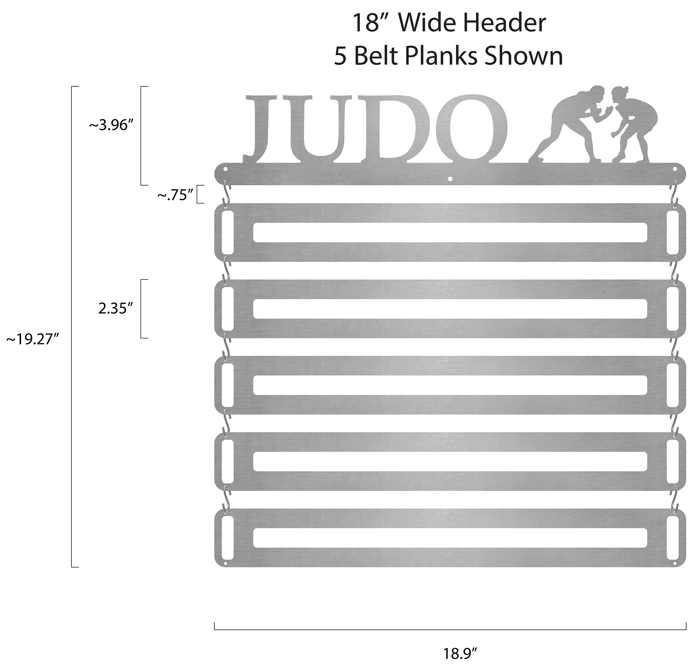 Judo Belt Display - Female