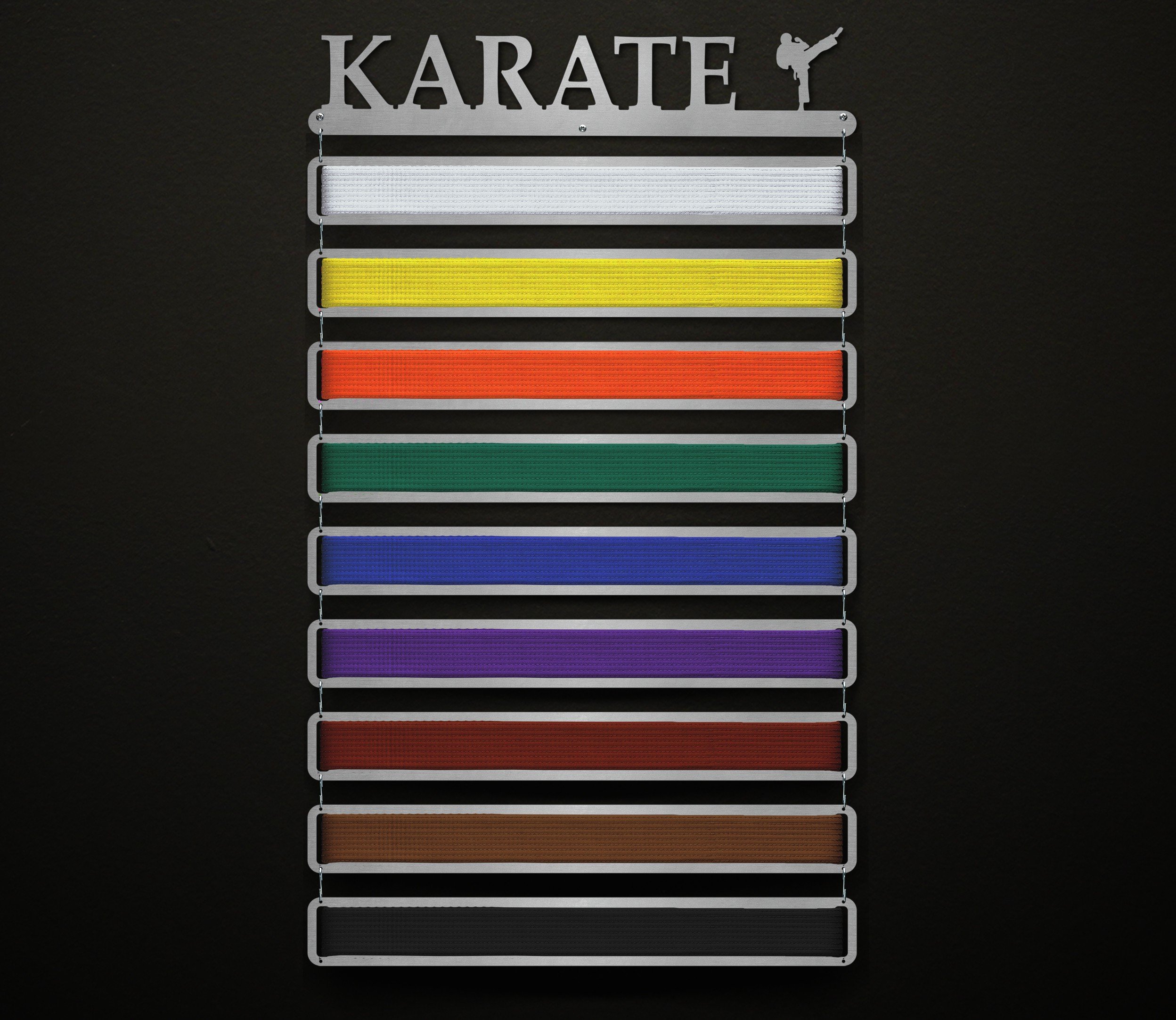 Karate Belt Display - Male