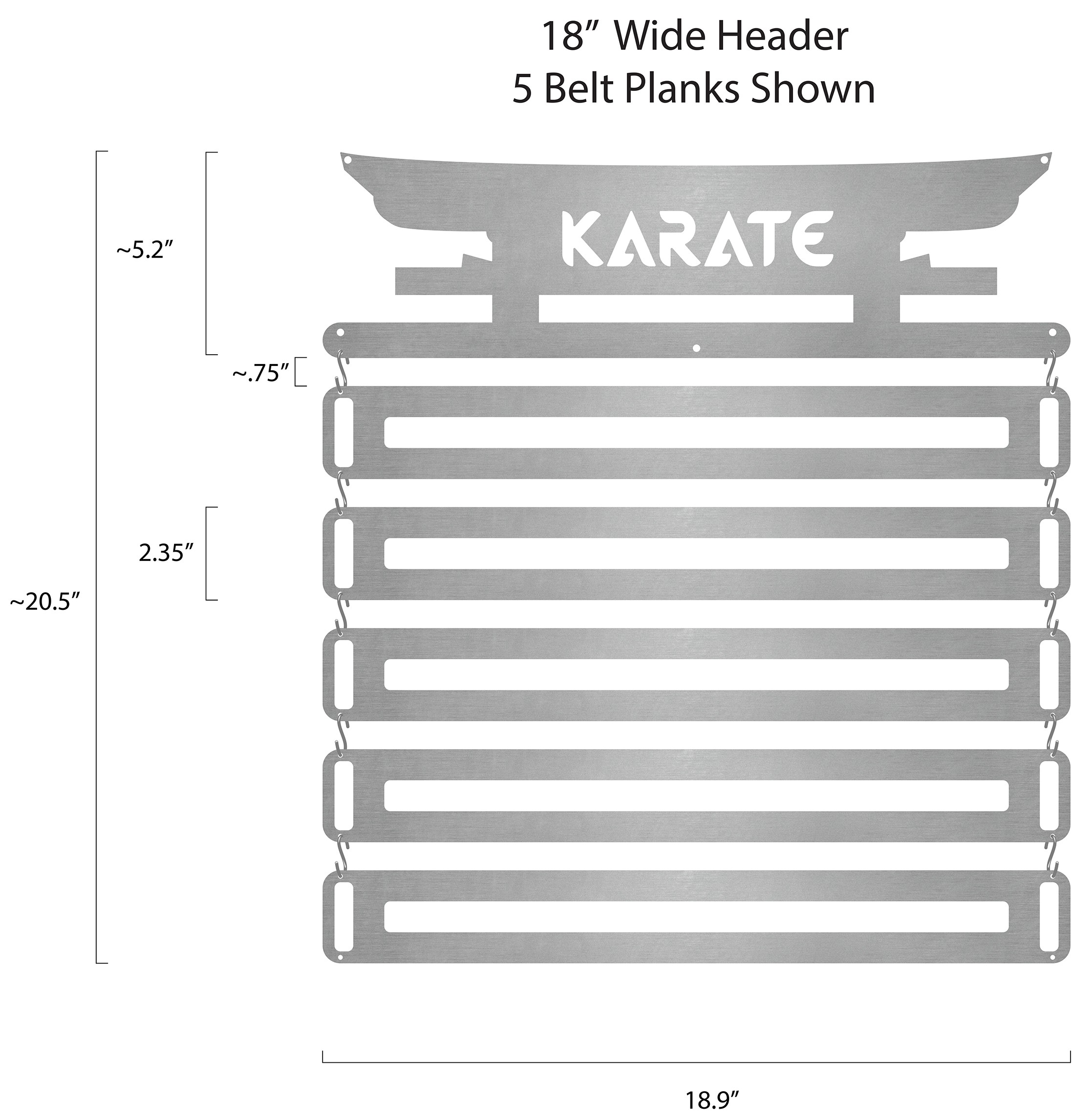 Karate Gateway Belt Display