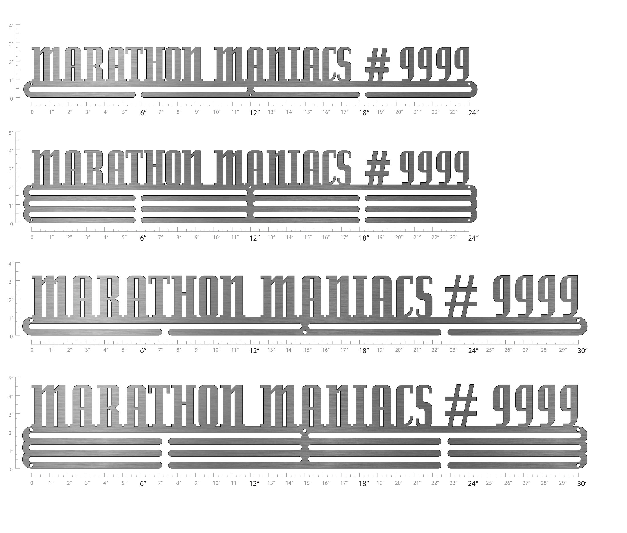Marathon Maniacs with custom Maniacs number