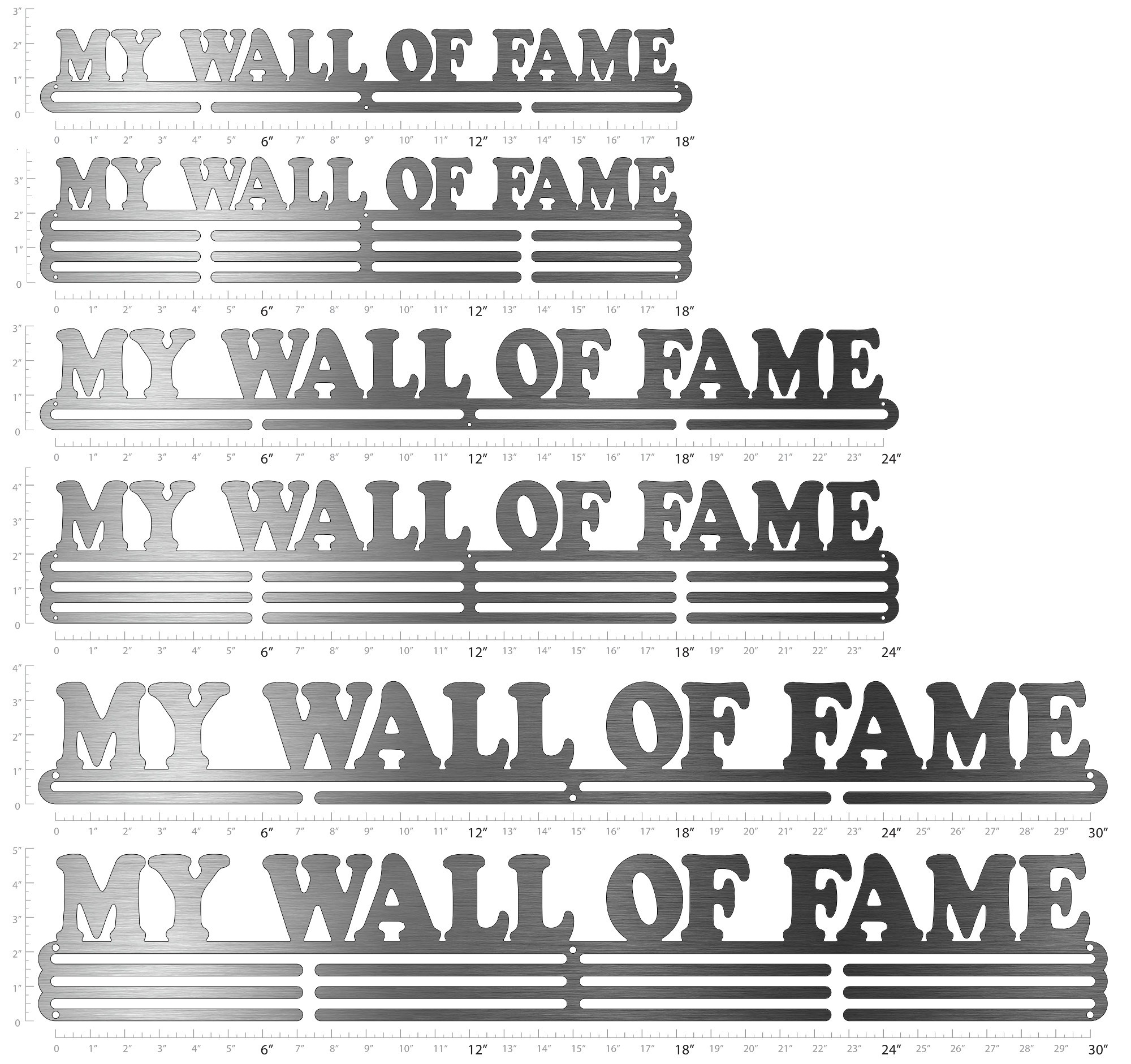 My Wall Of Fame Sport & Running Medal Displays The Original