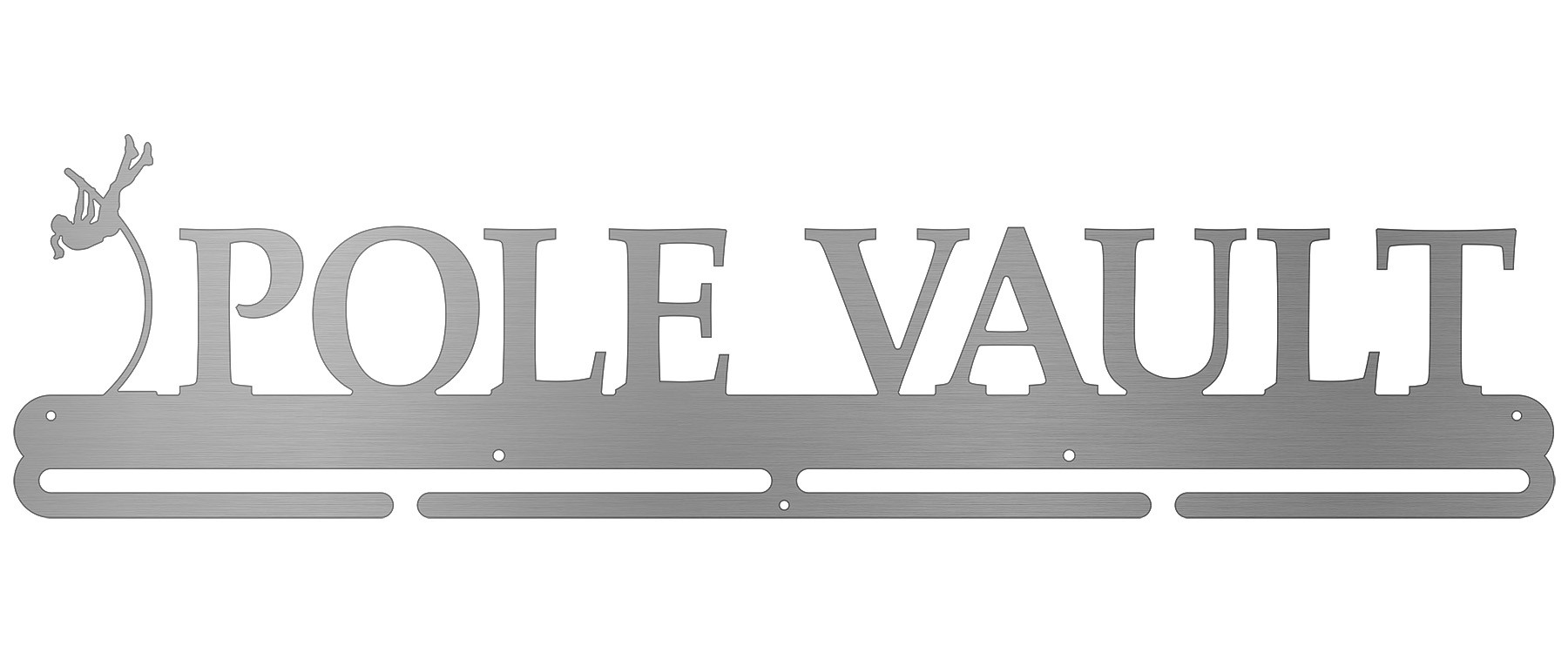 Pole Vault Bib and Medal Display - Female