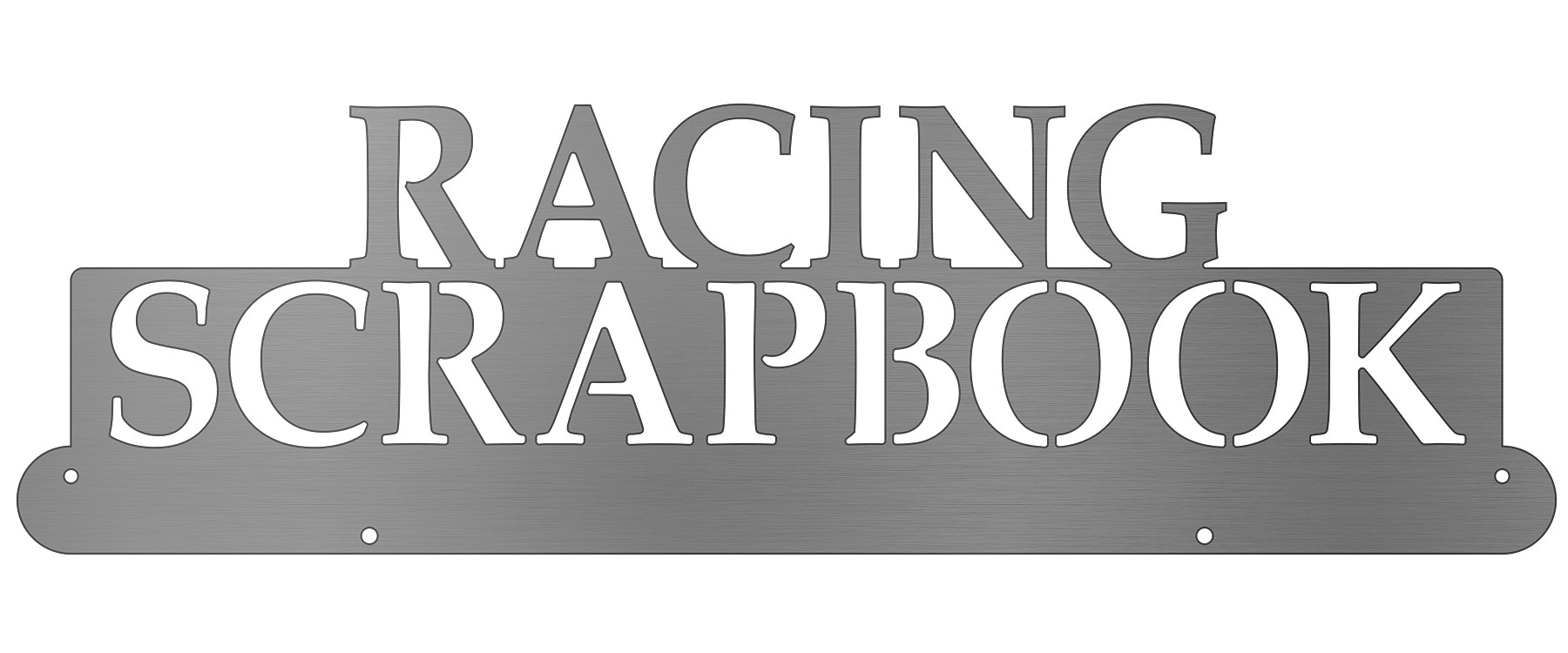 Racing Scrapbook Bib Display