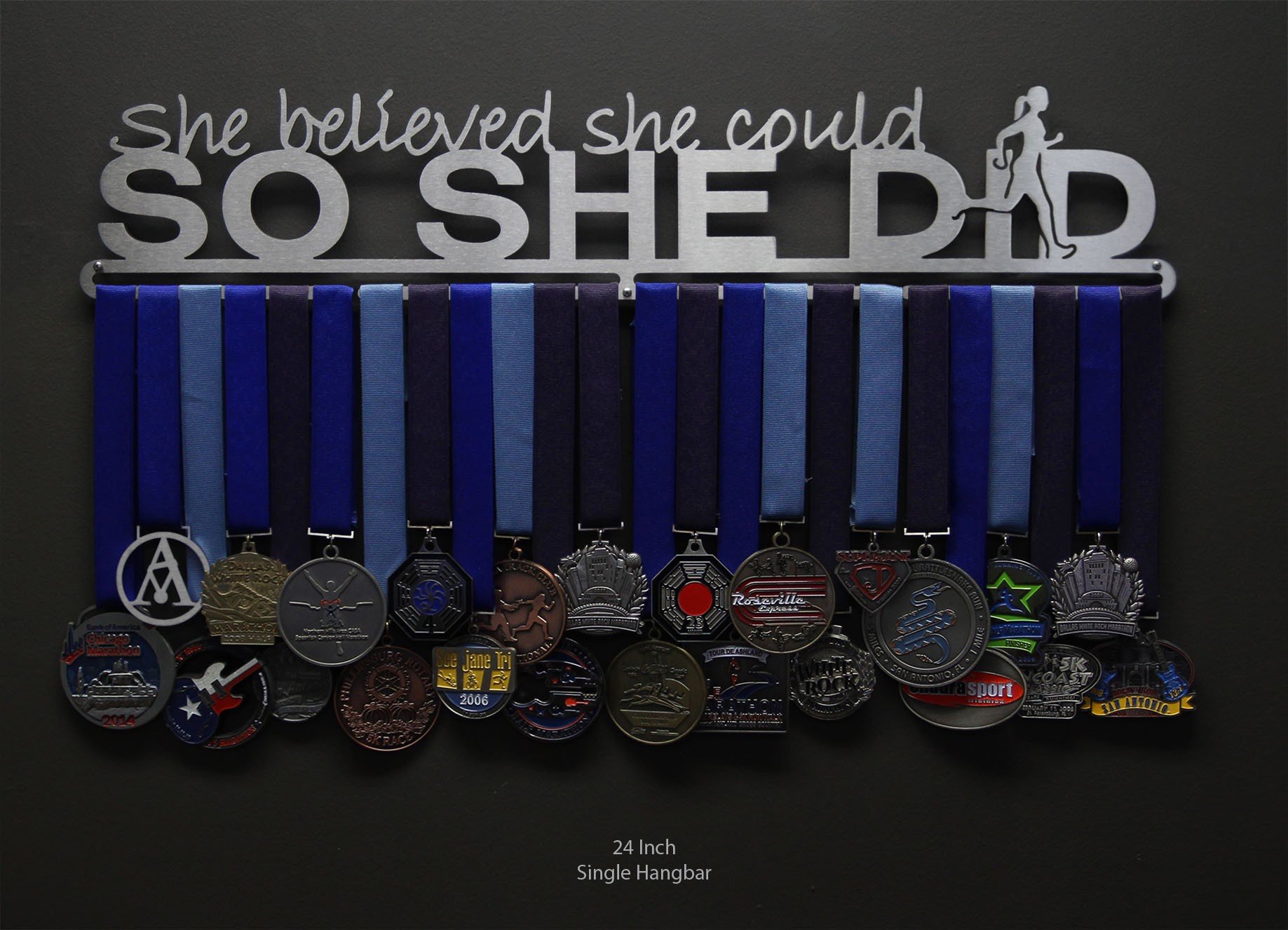 She Believed She Could, So She Did - with runner figure