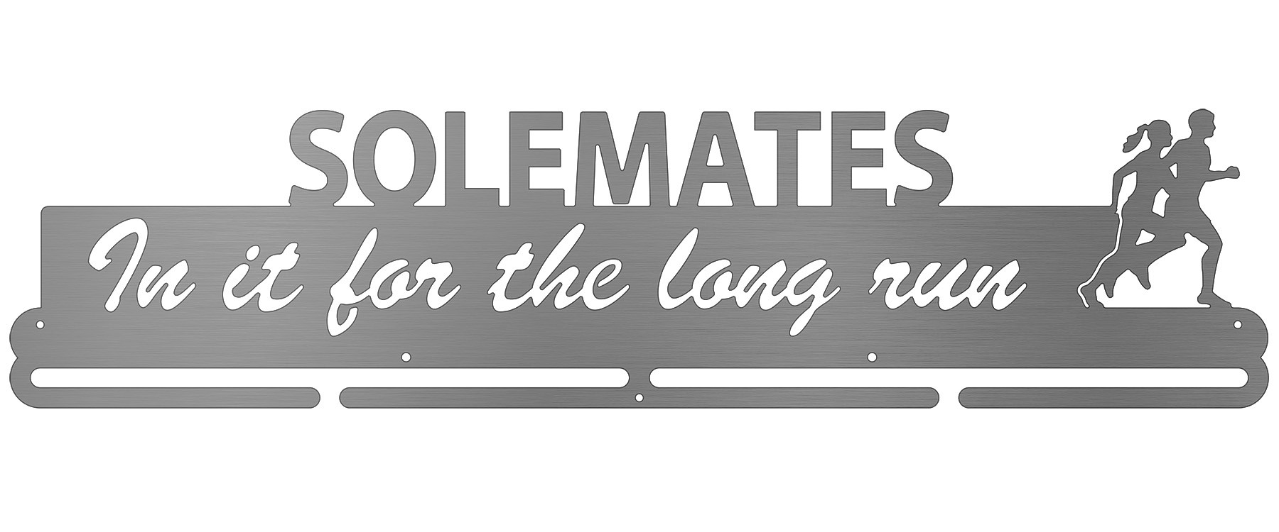 Solemates - In It For The Long Run Bib and Medal Display