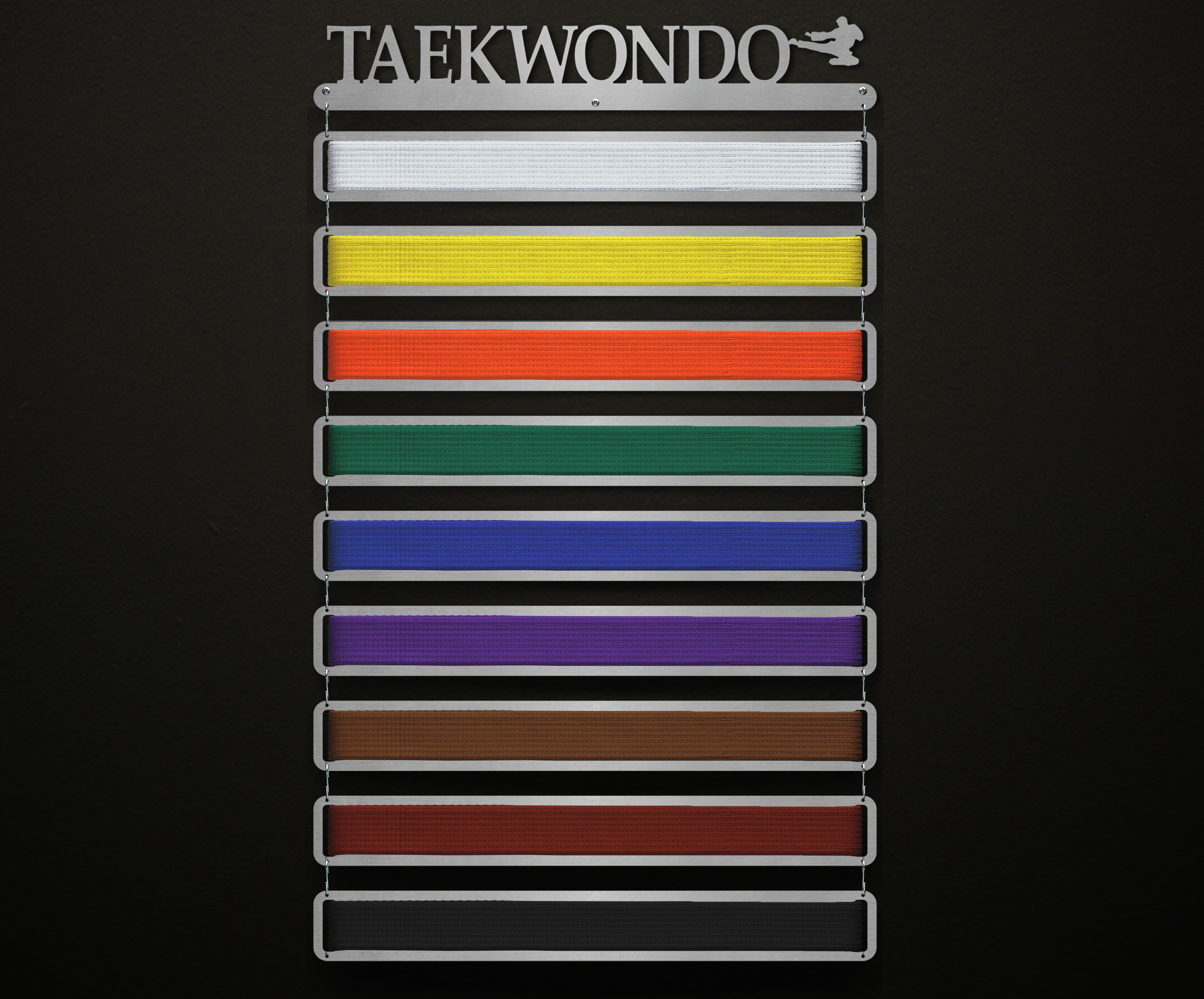Taekwondo Belt Display - Male