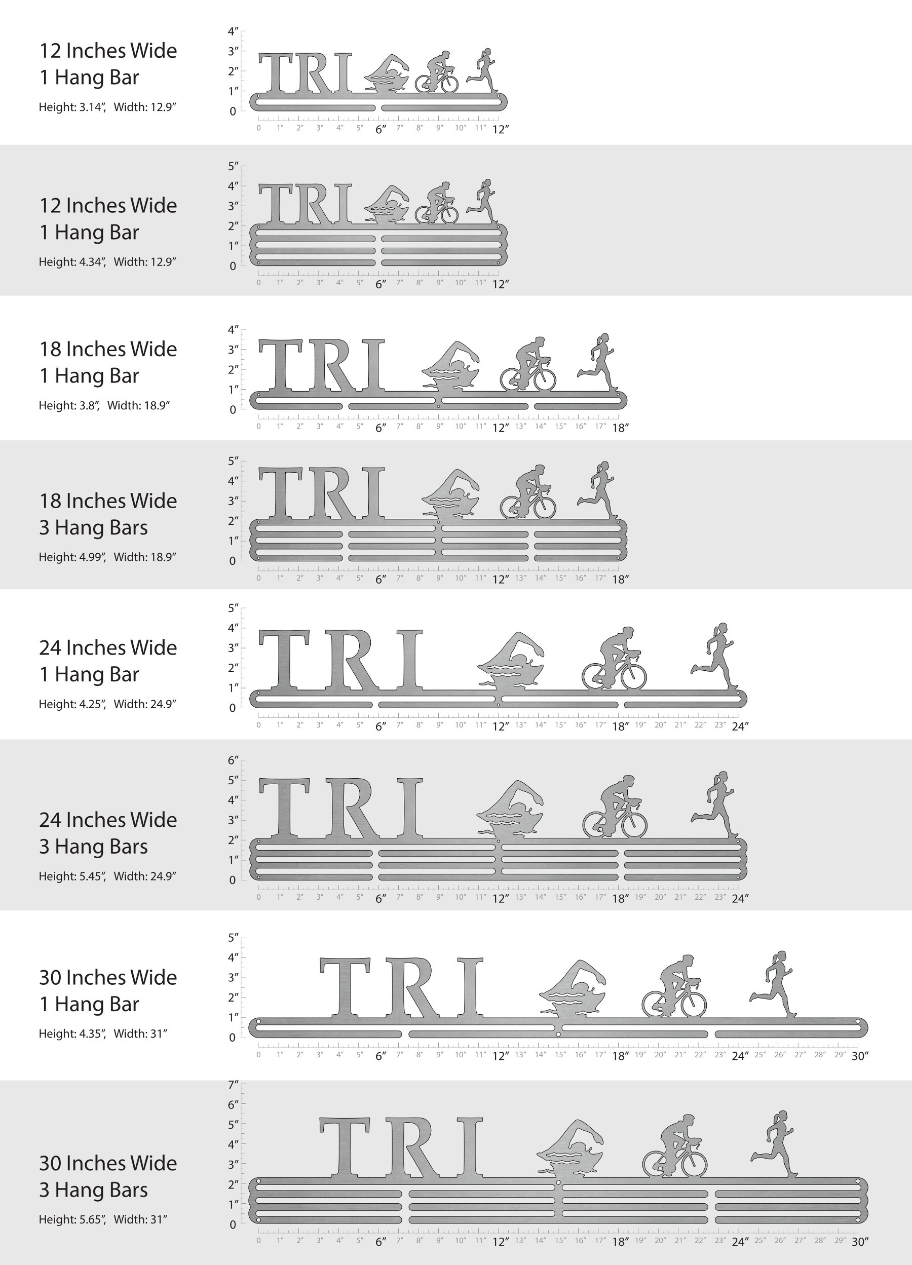 Triathlon Figures - with 