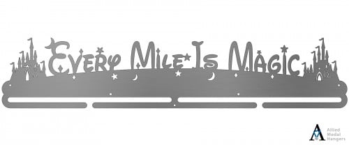Every Mile Is Magic Bib and MedalDisplay - Original Design