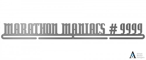 Marathon Maniacs with custom Maniacs number