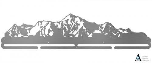 Mountainscape - No Figure - Version 2 Bib and Medal Display