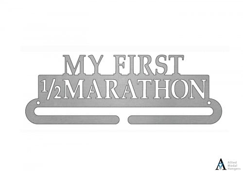 My First 1/2 Marathon - Book Antiqua over Book Antiqua Negative