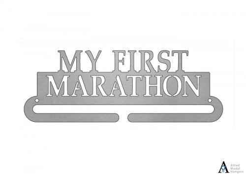 My First Marathon -  Book Antiqua over Book Antiqua Negative