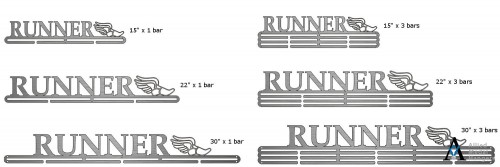 Runner (winged foot) display