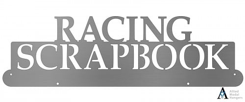 Racing Scrapbook Bib Display