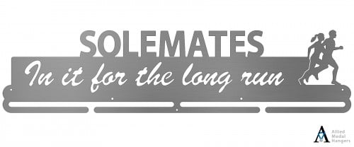 Solemates - In It For The Long Run Bib and Medal Display