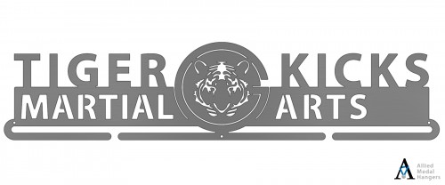 Tiger Kicks Martial Arts - centered logo