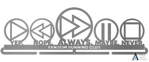 Yep. Nope. Always. Maybe. Never. -  Fandom Running Clubs